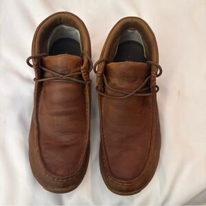 Justin Boots Brown Leather Men's Loafers